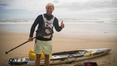 Jonas Bhlmark confes que le encant su estancia en Ribeira y poder conocer las fiestas de la Dorna 