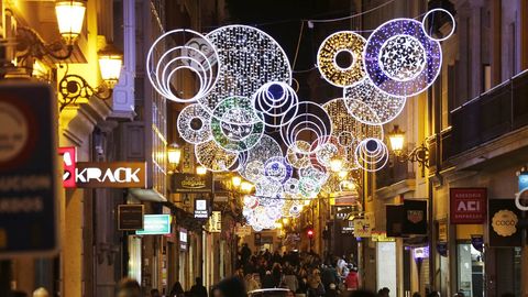 Iluminacin navidea en la ciudad