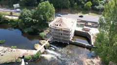 As avanzan las obras de rehabilitacin del molino de Acea de Olga