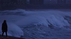 Mar embravecido en A Coru�a