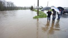 Sarria sufre las consecuencias del temporal de Fin de Ao