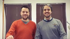 El alcalde de Foz, Francisco Cajoto, y el concejal de Comunicaci�n, Carlos Garc�a