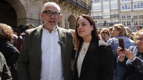 El ya exalcalde estuvo arropado por otros cargos institucionales, como Carmela L�pez, presidenta de la Diputaci�n de Lugo