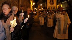Procesi�n de las antorchas en Viveiro