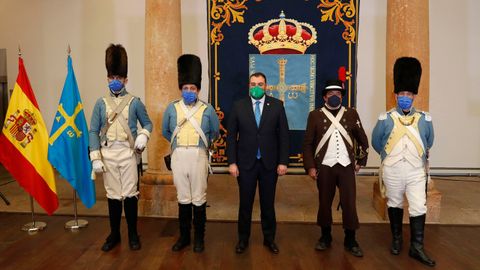 Acto del Da de la bandera de Asturias