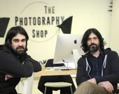 Fernando Garc�a y Anxo �lvarez, promotores de la iniciativa solidaria. 