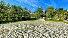 Nuevo aparcamiento de la parroquia de Vilar, en Pontedeume