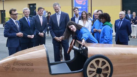 Felipe VI se interes� por los proyectos de As Mercedes