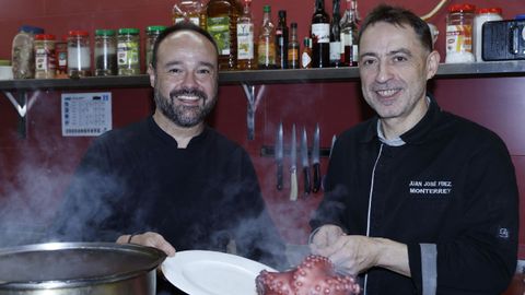 Luis Roales y Juan Jos Fernndez, del Restaurante Monterrey, de Ourense.
