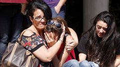 Concentraci�n contra el acusado de violaci�n de A Ba�a