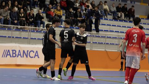 El Fisober celebra un gol en otro partido de la presente temporada