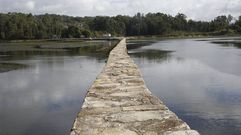 Salinas do Ull�, en Paredes, Vilaboa, con marea alta