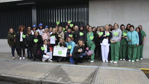 Imagen de archivo de una de las protestas de los t�cnicos sanitarios en el Chuac