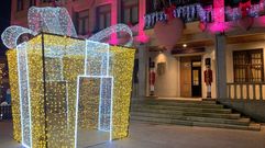 Iluminación y decoración navideña en A Rúa de Valdeorras.