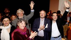 Tsipras hace campa�a en Galicia