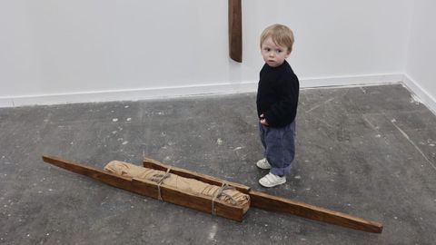 Instalaci�n del creador coru��s Christian Garc�a Bello, exhibida en la galer�a madrile�a The Goma.