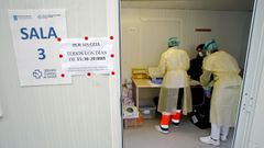 El punto de PCR sin cita del Hospital Provincial de Pontevedra estar� operativo al menos hasta el 8 de enero