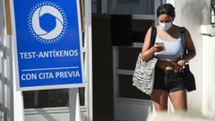 En el IES S�nchez Cant�n de Pontevedra est� un punto fijo para hacer test de ant�genos los martes, jueves y s�bados