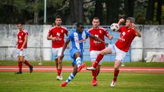 Imagen de archivo del partido entre el Puebla y el Boimorto.