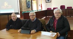 Jorge Lamas, Xos Luis Sobrado y Miguel Garca en la presentacin.