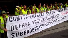 Empleados de Cespa oficializan su huelga