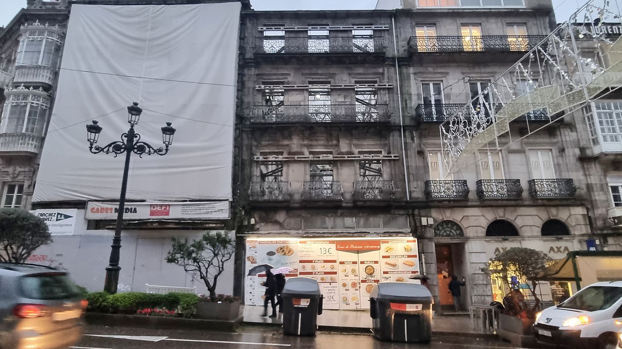 Condenan a una promotora a pagar 155.000 euros al Concello, que demolió un edificio en ruinas en el centro de Vigo