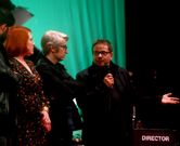 Iv�n Pati�o, Cris Liz y C�sar Souto escuchan las palabras de Luis Avil�s