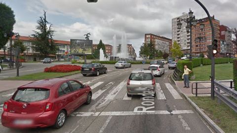 Entrada a Oviedo por plaza Castilla
