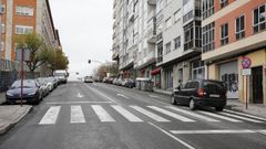 Calle Pena Trevinca, en Ourense.