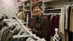 Marisa Quintas Conde, en su tienda de ropa de mujer El baúl de Marisa