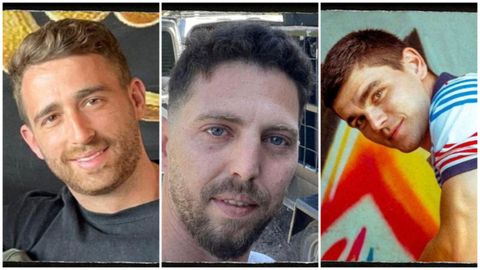 De izquierda a derecha: Avinatan Or (32 años), Elkana Bohbot (36) y Maxim Herkin (37)