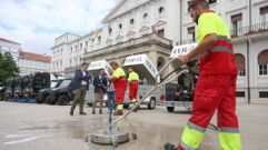 Nueva maquinaria de limpieza en Ferrol