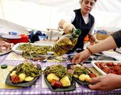 El lac�n, aut�ntico protagonista de la fiesta. 