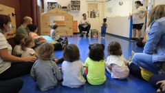 Inicio del curso escolar en una escuela infantil de la Gali�a Azul en Santiago (foto de archivo)