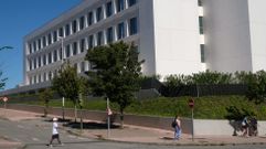 Exterior de la residencia de mayores de O Bert�n, concluida en octubre del pasado a�o.