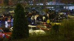 Veh�culos en la zona de Infanta Elena