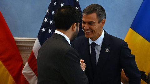 Pedro S�nchez y Zohran Mamdani, durante su entrevista