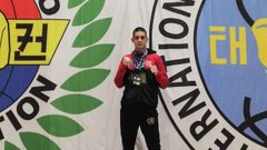 Mart�n Iglesias, luchador del Club ITF Noia