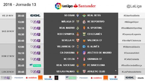 Horario Madrid - Sporting