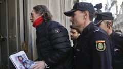 Jos� Ram�n Prado Bugallo entra en la Audiencia de Pontevedra en octubre del 2018, cuando fue juzgado por blanqueo de capitales