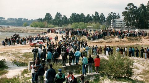 Sexta edici�n del Rali de Nar�n ante la ribera de Neda