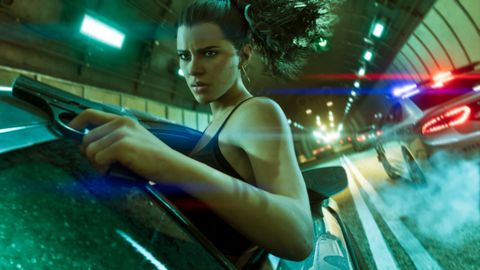 Luc�a Caminos, en un fotograma del �GTA VI�