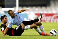 Un esguince de tobillo podr�a impedir a Insa jugar el s�bado ante el Real Madrid.