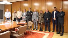 Presentaci�n en el pol�gono de San Cibrao das Vi�as de una gu�a empresarial