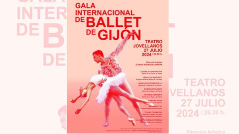 Gala Internacional de Ballet de Gijn 2024 con el bailarn gijons, Rodrguez Piera