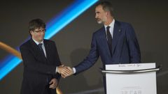 El rey pone los JJ.OO. como ejemplo de que los �xitos se logran trabajando juntos