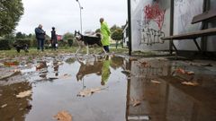 Imagen del invierno pasado del canil, que se encuentra en muy malas condiciones