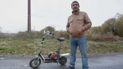 El piloto del patinete-desbrozadora: �De momento no me multaron�