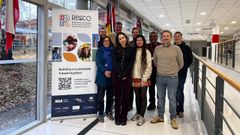 Los coordinadores del nuevo m�ster, en una reuni�n en Francia el pasado mes de diciembre