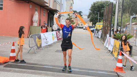 Fabin Casabella, ganador del trail organizado por A Fume de Carozo el pasado mes de junio.